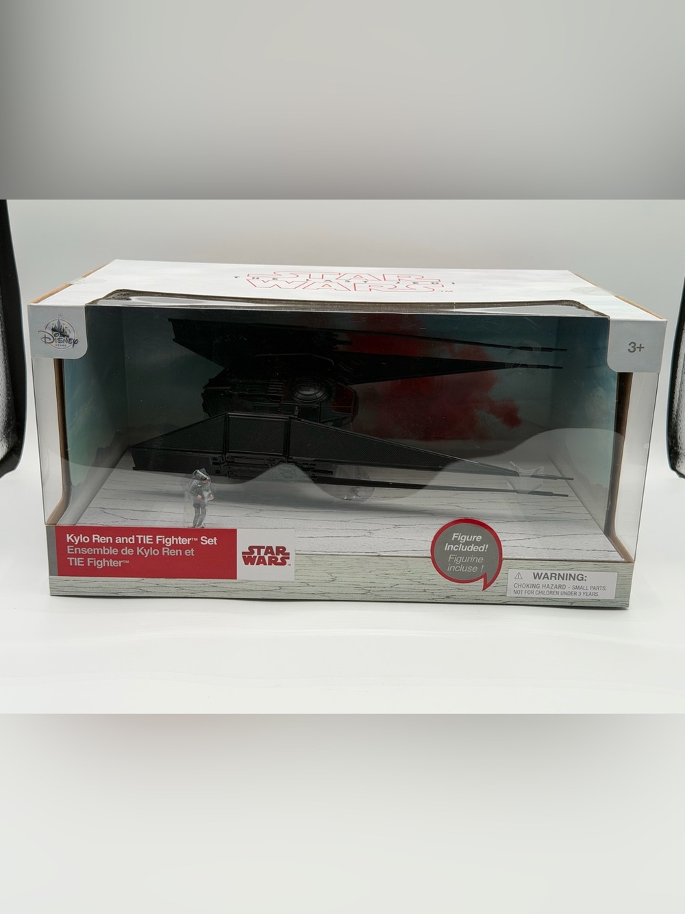 Disney Store Star Wars The Last Jedi Kylo Ren and TIE Fighter Set - Brand New